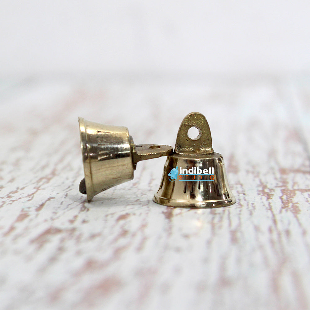 Miniature Brass Temple Bell, Cute DIY Bells Wind Chimes, Key Chain Cra –  IndiBellStudio